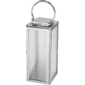 FINK Malaga Kerzenlaterne - outdoor, 43cm, silber, bruchsicheres Glas FINK Malaga Kerzenlaterne - outdoor, 43cm, silber, bruchsicheres Glas