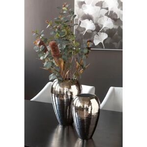 FINK MALANA Vase - Handgemacht Silber 26cm - Elegante Dekoration FINK MALANA Vase - Handgemacht Silber 26cm - Elegante Dekoration
