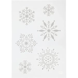 Pochoir flocon de neige en plastique CCH-26977 Viva Decor - Art - Publicité Pochoir flocon de neige en plastique CCH-26977 Viva Decor - Art - Publicité