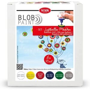 Viva Decor Blob Paint Kit - Girl With Balloons - Paint Set Viva Decor Blob Paint Kit - Girl With Balloons - Paint Set
