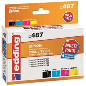 Edding EDD-487 Tintenpatronen Pack - Tintenstrahldruckerpatron Edding EDD-487 Tintenpatronen Pack - Tintenstrahldruckerpatron