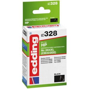Edding EDD-328 Inkoustová kazeta - Černá - Kompatibilní s HP 364XL Edding EDD-328 Inkoustová kazeta - Černá - Kompatibilní s HP 364XL