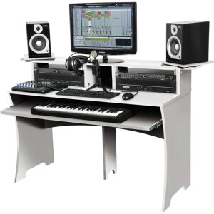 Glorious DJ WORKBENCH WHITE - Station de travail pour studios avec gestion de câbles - Publicité Glorious DJ WORKBENCH WHITE - Station de travail pour studios avec gestion de câbles - Publicité