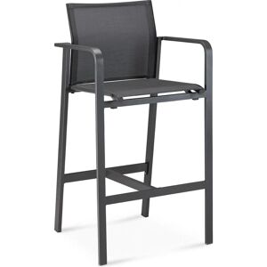 BEST Rhodos Gartensessel - Schwarz, Aluminium, Outdoor, 60,5x110x54cm BEST Rhodos Gartensessel - Schwarz, Aluminium, Outdoor, 60,5x110x54cm