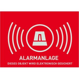 ABUS AU1323 Warnetikett Alarm gesichert - Warnetikett ABUS AU1323 Warnetikett Alarm gesichert - Warnetikett