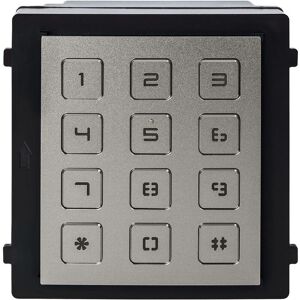 Clavier Abus pour Interphone de Porte ModuVis - Argent - Publicité Clavier Abus pour Interphone de Porte ModuVis - Argent - Publicité