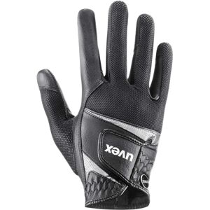 Uvex Sumair Riding Gloves - Black Silver - Size 7 Uvex Sumair Riding Gloves - Black Silver - Size 7