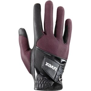 Uvex Sumair Black and Burgundy Riding Gloves - Riding Gloves Uvex Sumair Black and Burgundy Riding Gloves - Riding Gloves