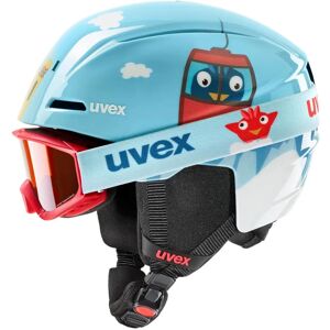 Conjunto UVEX Viti Junior Azul Claro Birdy - Casco Conjunto UVEX Viti Junior Azul Claro Birdy - Casco