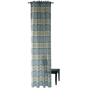 HOMING Jannis Grau Vorhang - 245cm x 140cm - Für Räume HOMING Jannis Grau Vorhang - 245cm x 140cm - Für Räume