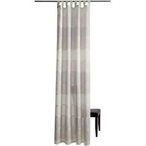 HOMING Lennardt Beigefarbene Streifen Halbtransparente Gardine - Vorhang HOMING Lennardt Beigefarbene Streifen Halbtransparente Gardine - Vorhang
