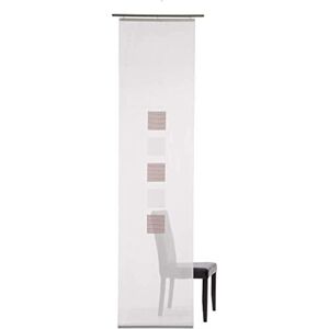 Homing Elias Semi-transparent Modern Geometric Sliding Curtain Homing Elias Semi-transparent Modern Geometric Sliding Curtain