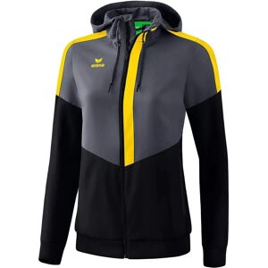 Veste Femme ERIMA Tracktop Squad Gris/Noir/Jaune - Publicité Veste Femme ERIMA Tracktop Squad Gris/Noir/Jaune - Publicité
