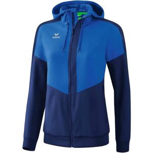 ERIMA Blue Squad Tracktop Jacket - Sportswear for Women ERIMA Blue Squad Tracktop Jacket - Sportswear for Women