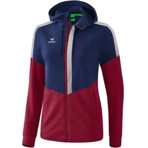 ERIMA Squad Training Jacket - Navy/Bordeaux/Silver Grey - Training Jacket ERIMA Squad Training Jacket - Navy/Bordeaux/Silver Grey - Training Jacket