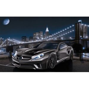PAPERMOON Manhattan Car II Tapete - Wandgestaltung PAPERMOON Manhattan Car II Tapete - Wandgestaltung