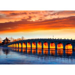 PAPIERMOON Beijing Sommerpalast Brücke Fototapete - Fototapete PAPIERMOON Beijing Sommerpalast Brücke Fototapete - Fototapete