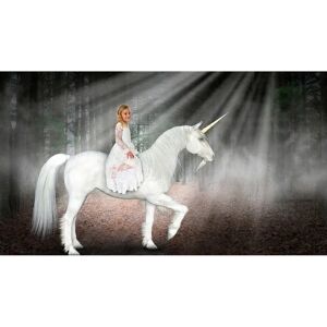 PAPERMOON Einhorn Hoffnung Liebe Frieden Tapete - Wandbild PAPERMOON Einhorn Hoffnung Liebe Frieden Tapete - Wandbild