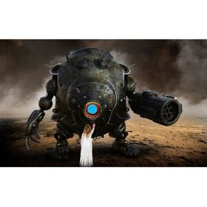 PAPERMOON Mädchen grüßt Roboterdroide Fototapete - Tapete PAPERMOON Mädchen grüßt Roboterdroide Fototapete - Tapete