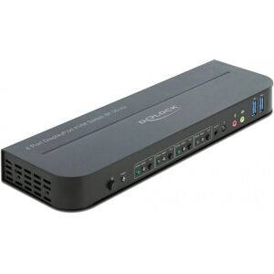 DeLOCK 11484 KVM Switch - 8K 30Hz DisplayPort USB Audio DeLOCK 11484 KVM Switch - 8K 30Hz DisplayPort USB Audio