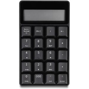Clavier numérique DeLOCK 12113 - Sans fil, Calculatrice, Noir - Publicité Clavier numérique DeLOCK 12113 - Sans fil, Calculatrice, Noir - Publicité