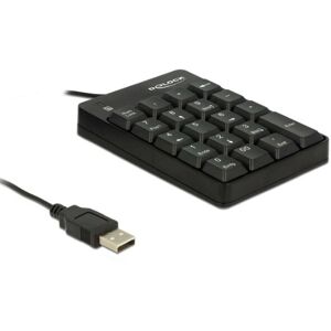 Delock 12481 Clavier numérique USB Noir - Clavier Numérique Delock 12481 Clavier numérique USB Noir - Clavier Numérique