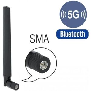 Antena Omnidireccional 5G LTE Delock - SMA 1.3 dBi Antena Omnidireccional 5G LTE Delock - SMA 1.3 dBi