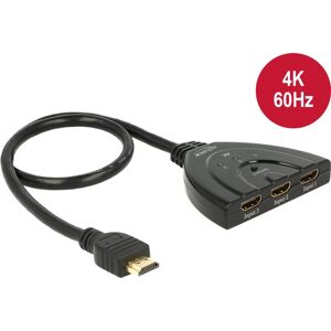 DeLOCK 18600 HDMI Kytkin - 4K 60Hz DeLOCK 18600 HDMI Kytkin - 4K 60Hz