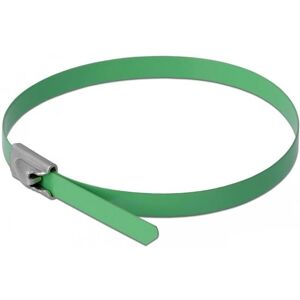 DeLOCK rozsdamentes acél kábelkötegek, zöld, 200x4,6 mm, 10 db DeLOCK rozsdamentes acél kábelkötegek, zöld, 200x4,6 mm, 10 db
