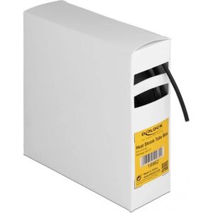 DeLock Schrumpfschlauch Box, mit Innenkleber, Schrumpfungsrate 3:1, 5 m x 2,4 mm schwarz DeLock Schrumpfschlauch Box, mit Innenkleber, Schrumpfungsrate 3:1, 5 m x 2,4 mm schwarz