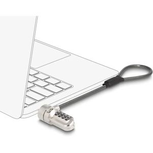 Navilock 20942 Kabelslot - Staal, 15,2cm, Zilver Navilock 20942 Kabelslot - Staal, 15,2cm, Zilver
