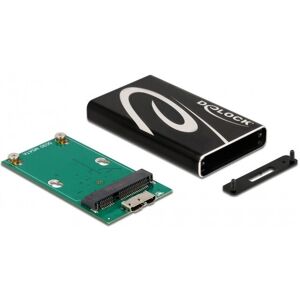 Carcasă SSD mSATA DeLOCK 42006 - USB 3.2 - Negru Carcasă SSD mSATA DeLOCK 42006 - USB 3.2 - Negru