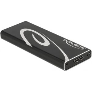 DeLOCK 42007 SSD Enclosure - Black DeLOCK 42007 SSD Enclosure - Black