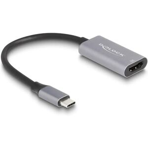 DeLOCK USB-C zu HDMI 8K Adapter - HDR, 15cm, Grau/Schwarz - Grafikadapter DeLOCK USB-C zu HDMI 8K Adapter - HDR, 15cm, Grau/Schwarz - Grafikadapter