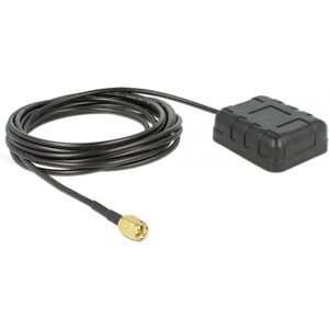 Navilock NL-290BG GPS Antenna Waterproof Active 3m Cable - GPS/BeiDou - Black - High Performance - 1575 MHz Navilock NL-290BG GPS Antenna Waterproof Active 3m Cable - GPS/BeiDou - Black - High Performance - 1575 MHz