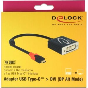 Adaptor cablu video DeLOCK 61213 - 0,2m - Negru Adaptor cablu video DeLOCK 61213 - 0,2m - Negru