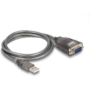 Delock USB to Serial Adapter - RS-232 - Black Delock USB to Serial Adapter - RS-232 - Black