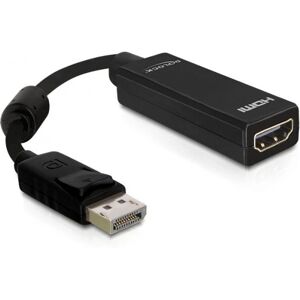DeLOCK Modell 61849 DisplayPort HDMI Adapter - Schwarz DeLOCK Modell 61849 DisplayPort HDMI Adapter - Schwarz