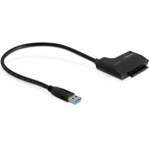 Convertisseur USB 3.0 vers SATA 6 Gb/s DeLOCK - Noir - Carte/Adaptateur Convertisseur USB 3.0 vers SATA 6 Gb/s DeLOCK - Noir - Carte/Adaptateur