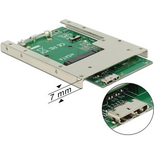 Adaptateur mSATA USB 3.2 Gen 1 DeLOCK - Supporte SSD 2.5" sans pilotes Adaptateur mSATA USB 3.2 Gen 1 DeLOCK - Supporte SSD 2.5" sans pilotes