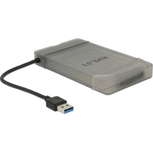 Adaptador USB 3.0 a SATA DeLOCK - Negro - Soporta HDD/SSD de 2,5'' Hasta 6 Gb/s Adaptador USB 3.0 a SATA DeLOCK - Negro - Soporta HDD/SSD de 2,5'' Hasta 6 Gb/s