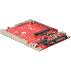 Adaptateur d'interface M.2/mSATA Delock 62859 - SATA 6 Gb/s Adaptateur d'interface M.2/mSATA Delock 62859 - SATA 6 Gb/s