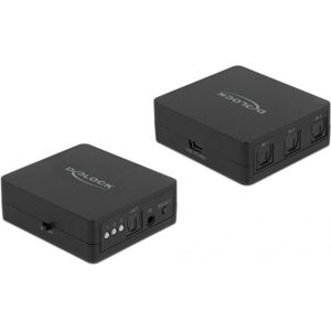 Comutator audio DeLOCK 63395 - Susține audio HD, 40m distanță Comutator audio DeLOCK 63395 - Susține audio HD, 40m distanță