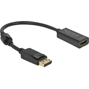 DeLock 63559 Videokabeladapter - 0,2m - Schwarz - Unterstützt 4K DeLock 63559 Videokabeladapter - 0,2m - Schwarz - Unterstützt 4K