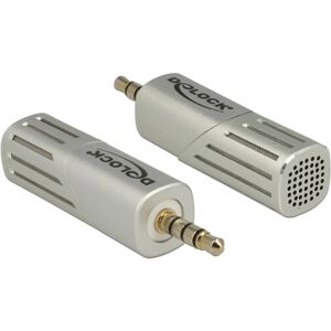 Microfon DeLOCK 65893 pentru Smartphone - Argintiu - Unidirecțional - Compact Microfon DeLOCK 65893 pentru Smartphone - Argintiu - Unidirecțional - Compact