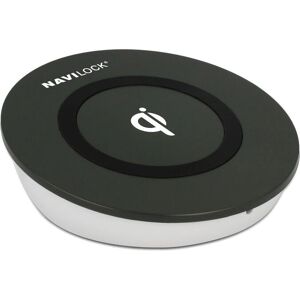 Chargeur sans fil Navilock Qi - Universel, Noir, Intérieur/Extérieur Chargeur sans fil Navilock Qi - Universel, Noir, Intérieur/Extérieur