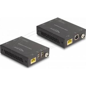 DeLock HDMI KVM Extender Set - 70m - 4K - Black DeLock HDMI KVM Extender Set - 70m - 4K - Black