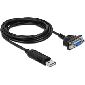 Delock USB to RS-232 Serial Cable - 1.8m Black Delock USB to RS-232 Serial Cable - 1.8m Black