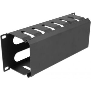 Delock 66844 Panel de gestión de cables para rack - 10" - Negro Delock 66844 Panel de gestión de cables para rack - 10" - Negro