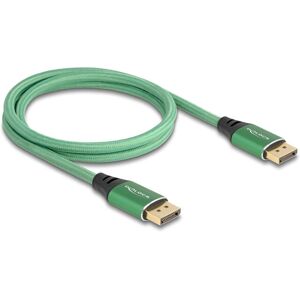 Delock 80629 DisplayPort Kabel - 16K 60Hz - Groen Delock 80629 DisplayPort Kabel - 16K 60Hz - Groen